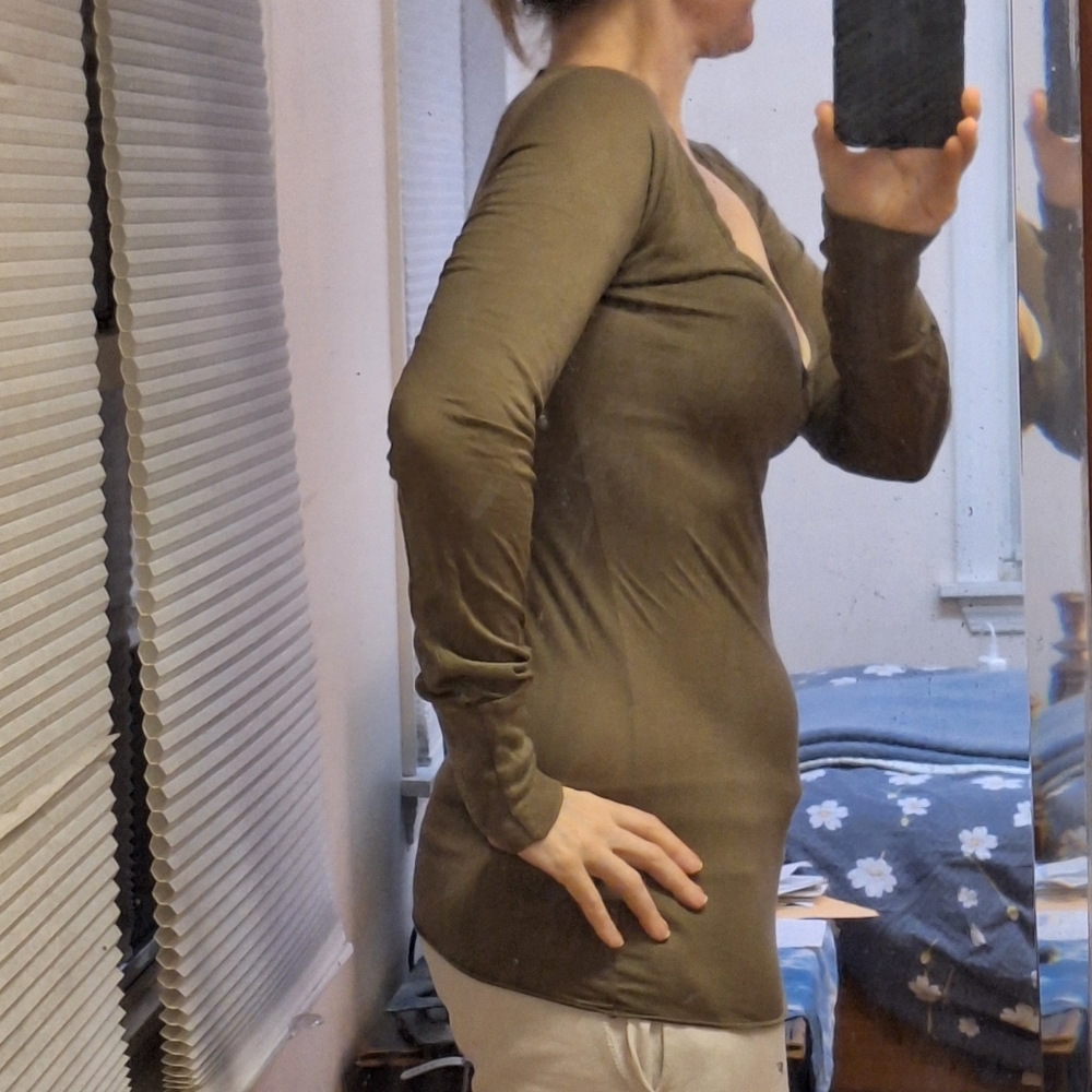 LA Made | Green/Brown, Long Sleeve Tee - Picture 4 of 16